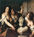 Allegory Of Arts Italian Baroque Bernardo Strozzi